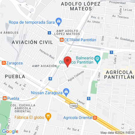 Clínica de Belleza Utopia map