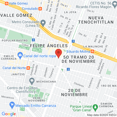 Barbería Lady Barbers United map