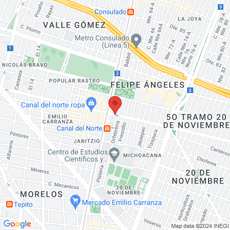 Barbería y Estetica map