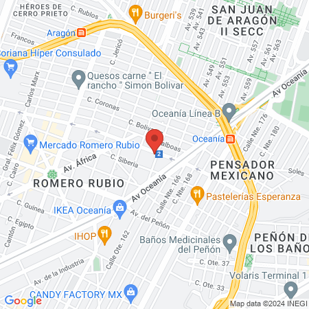 Centro de Capacitación de Belleza y Cosmetología Satélite map