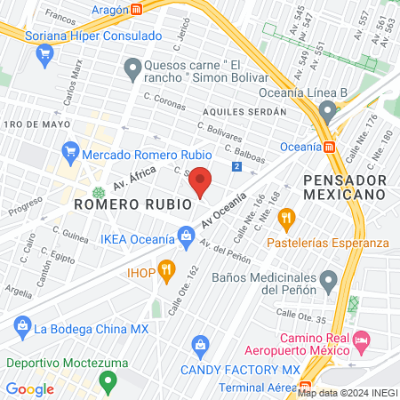 Baron's Barber Shop (Romero Rubio) map