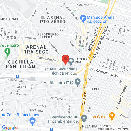 Consultorio de niños Dra Carolina Palmas map