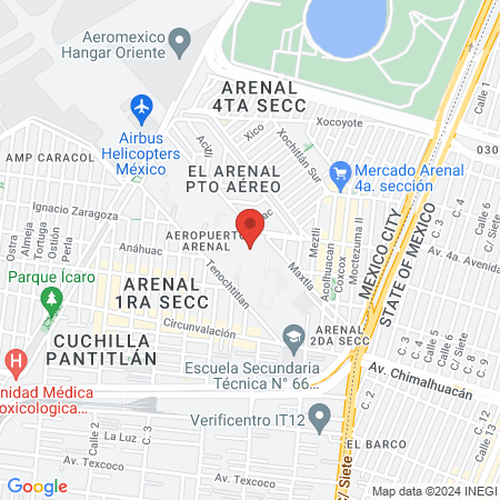 Blanca Heredia Beauty Artist map