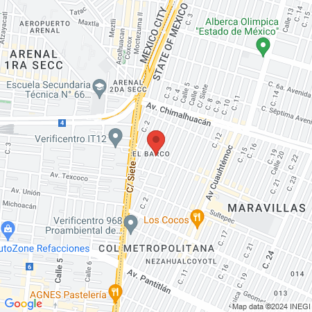 Barber truck CESAR'S map