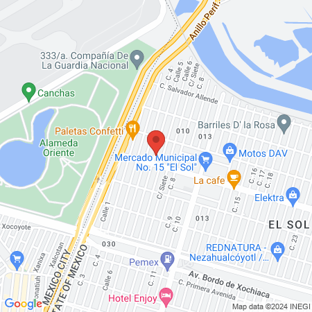 Pulquería El Burro Feliz map