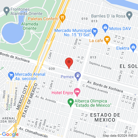 Dr. Óscar Tolteca Barbosa, Pediatra map