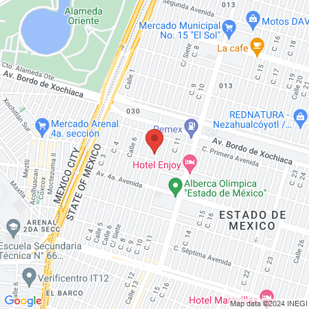 Mendoza Luna Efrain Dr map
