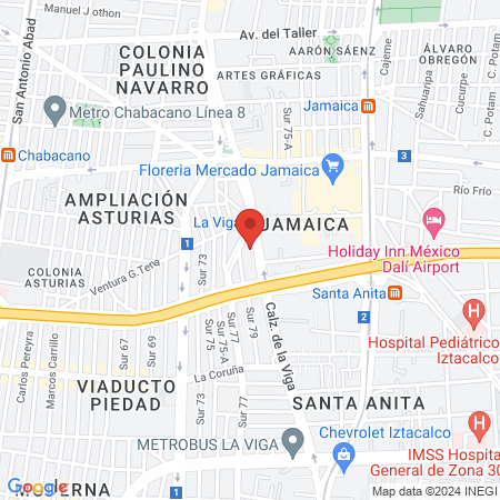 CONSULTORIO DERMATOLÓGICO LA VIGA map