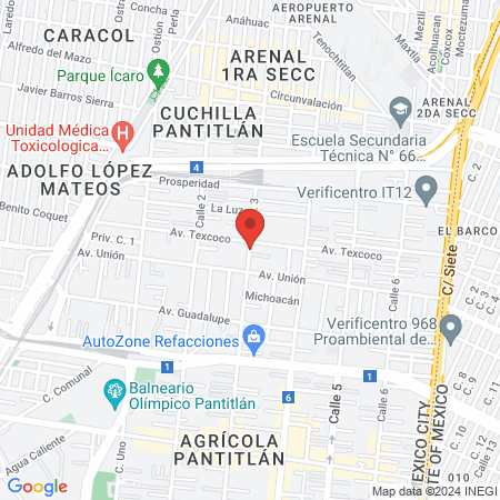 Consultorio dental Soldent map