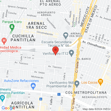 Dental Iztacalco map