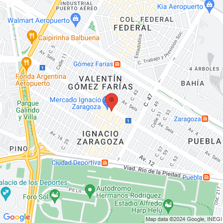 Estetica Salinas map