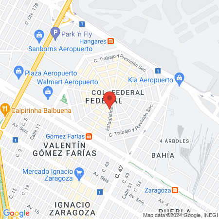 Jorge Joel Diaz Ramirez Médico General Venustiano Carranza map