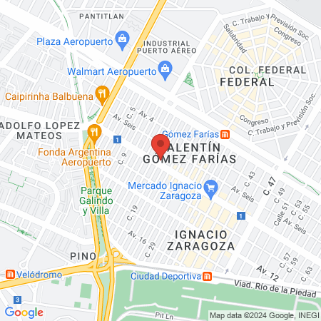 Veterinaria Integral del Oriente map