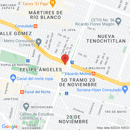 ROMOA beauty salon map