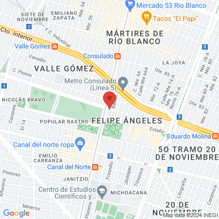 CONSULTORIO DENTAL Platino map