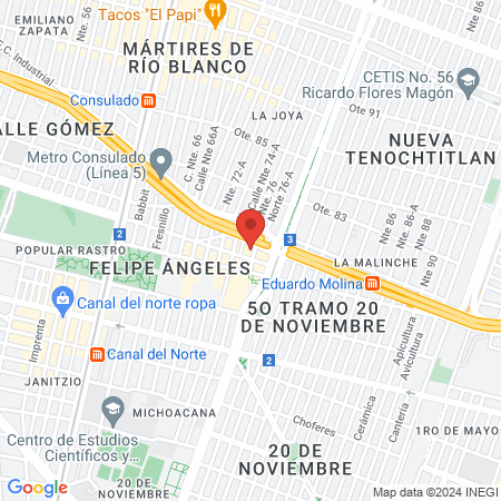 Experiencia Dental map