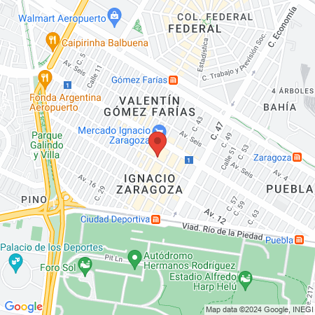 Estética y Uñas de Acrilico map