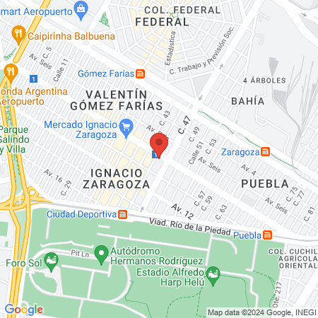 Beauty and Care. La Belleza es SALUD. Aeropuerto map