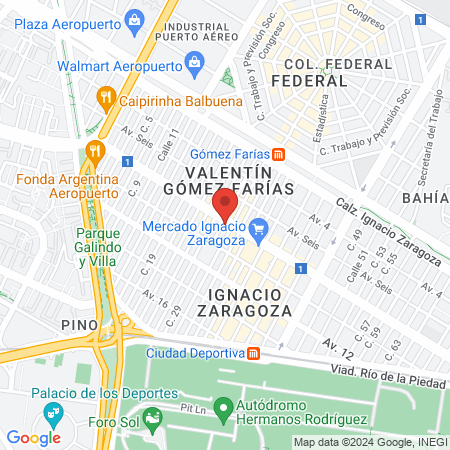 Carlos García Lozano Gastroenterólogo Venustiano Carranza map