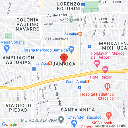 Estetica PALOMA map