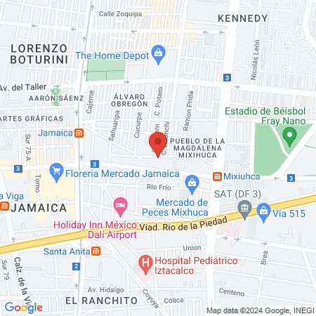 Salon de belleza imagen map