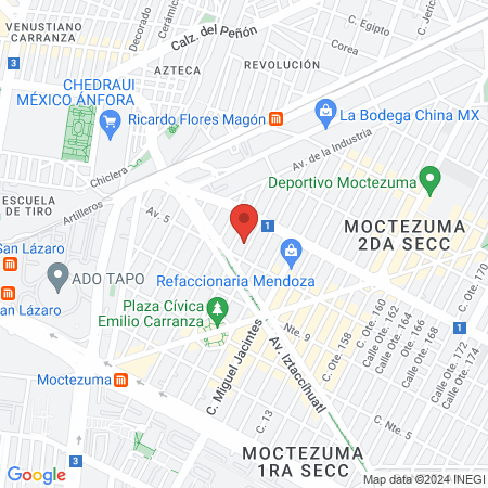 La Muelita Feliz map