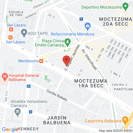 Consultorios Teo map