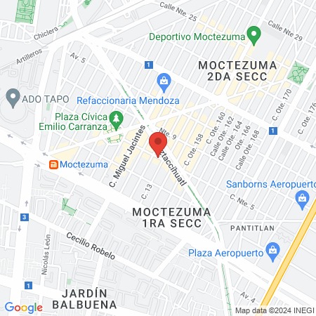 Juan Carlos Castro Juárez Médico Familiar Venustiano Carranza map