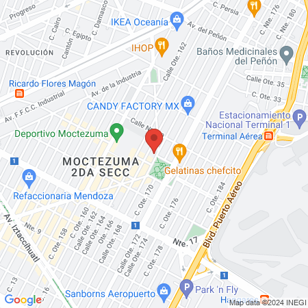 Libélula B. Center map