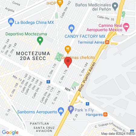 Proyeccion De Clinicas Y Spa map