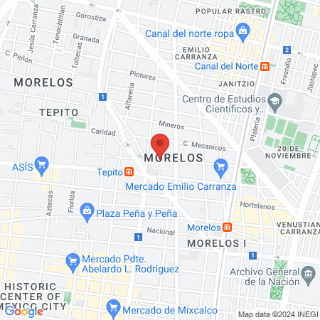 Estética Italia map