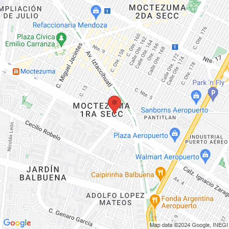 Clinica Dental Shaddai map