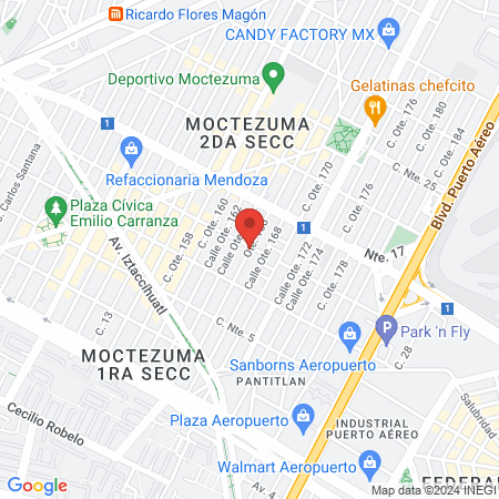 Consultorio dental 20 Abril map