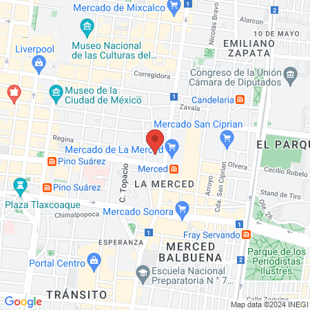 Oxigeno medicinal d.f. map