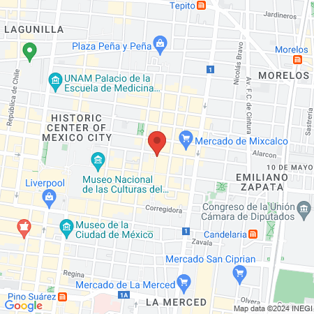 Doctor Vicente Espinoza Macías map
