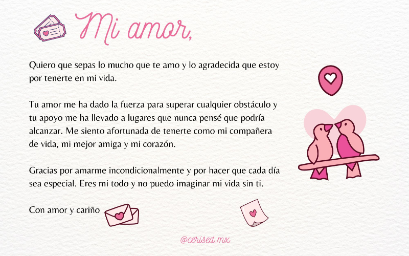 “Para la persona que hace brillar mis días”