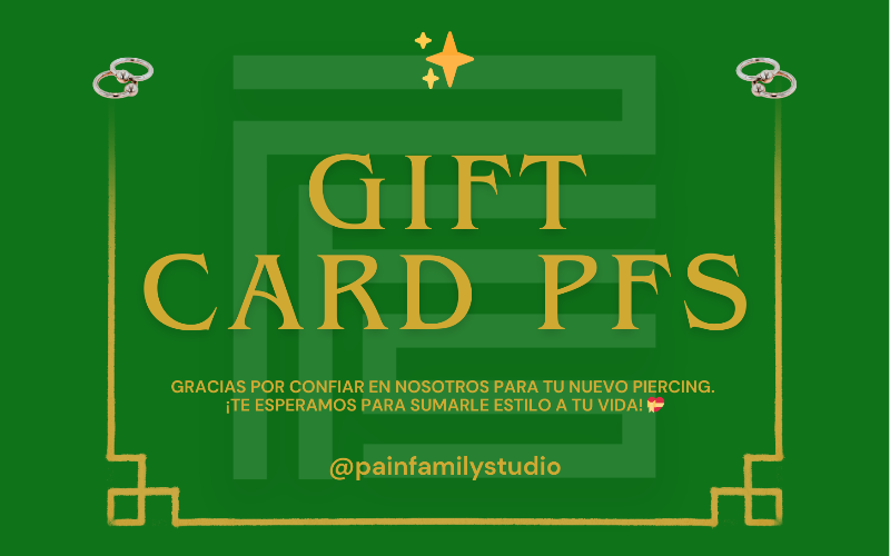 Gift Card piercing inicial 🎁