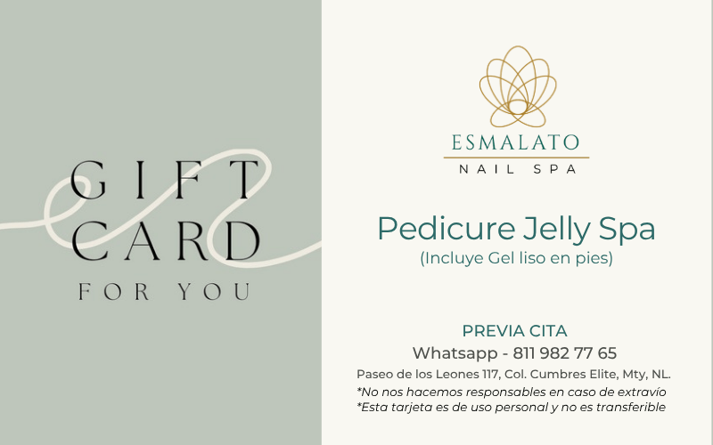 Pedicure Jelly Spa + Gel en pies 