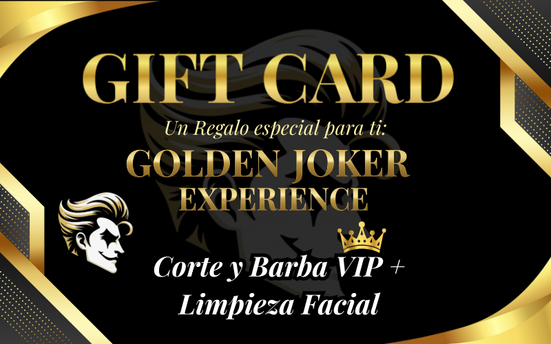 ⭐Golden Joker ⭐ - Corte y Barba VIP + Facial Express
