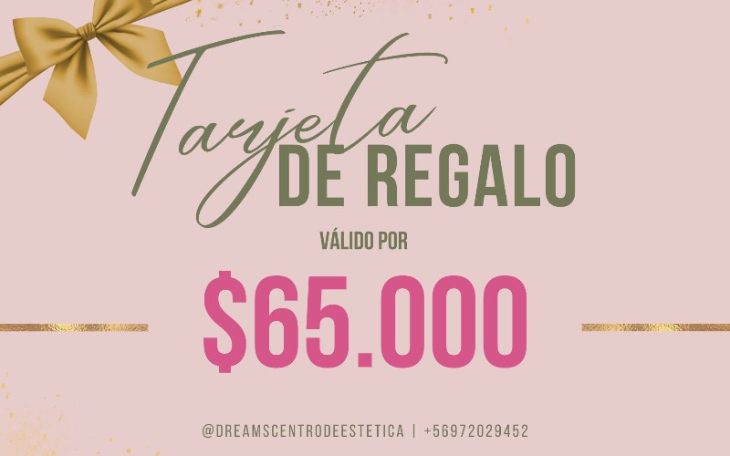 Gift card por $65.000