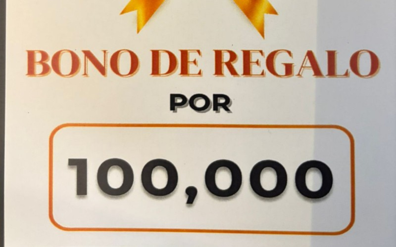 BONO DE REGALO
