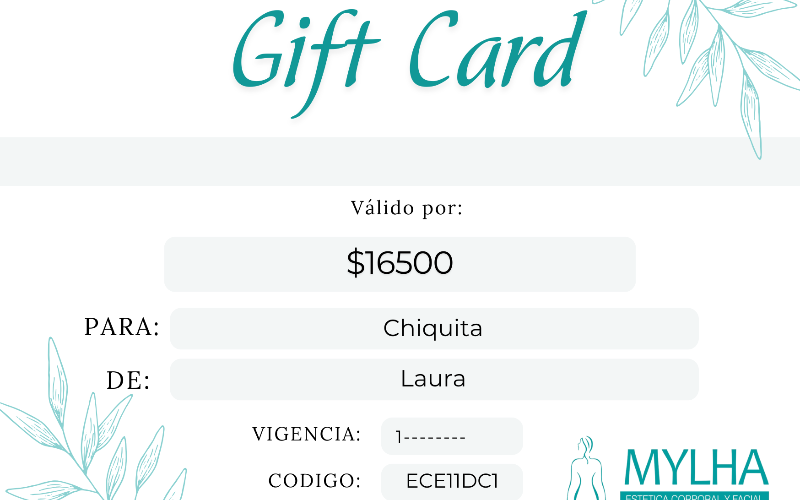 GIFT CARD DIA DE LA  MADRE