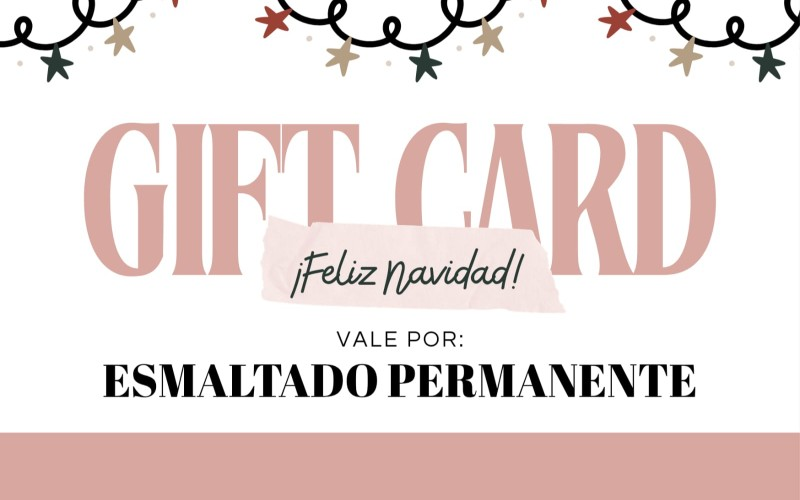 Gift Card Esmaltado Permanente