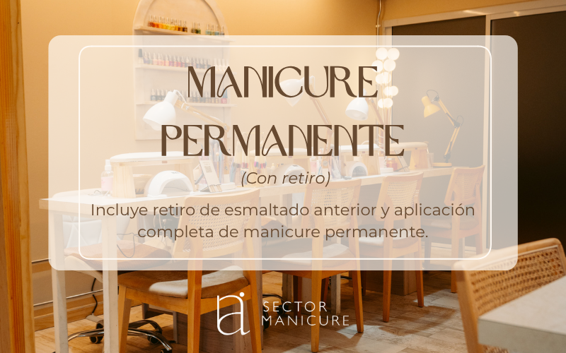 GIFT CARD - MANICURE PERMANENTE CON RETIRO
