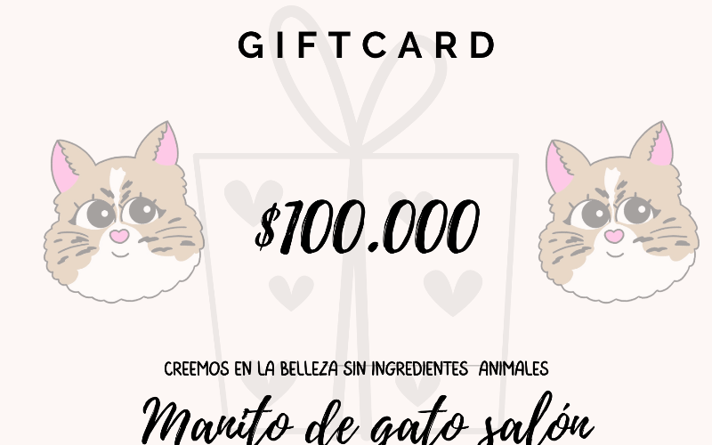 🎁 Gift Card Manito de Gato