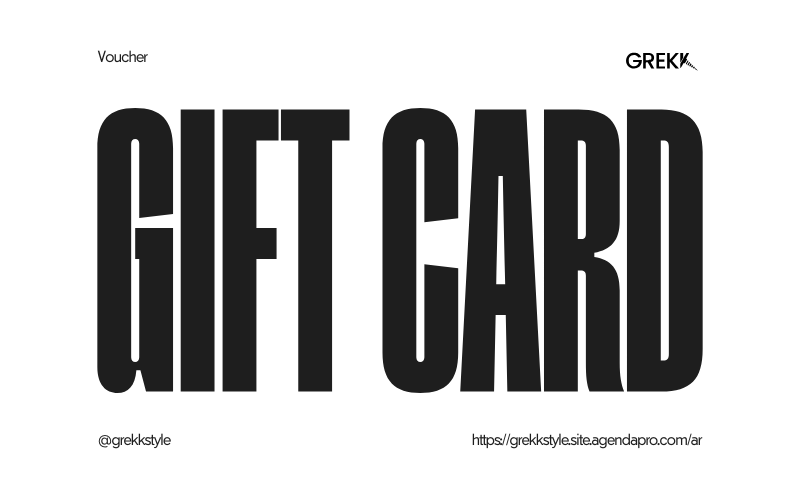 Gift Card Grekk – 3 Cortes