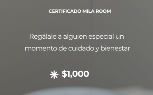 CERTIFICADO MILA ROOM WAX DICIEMBRE