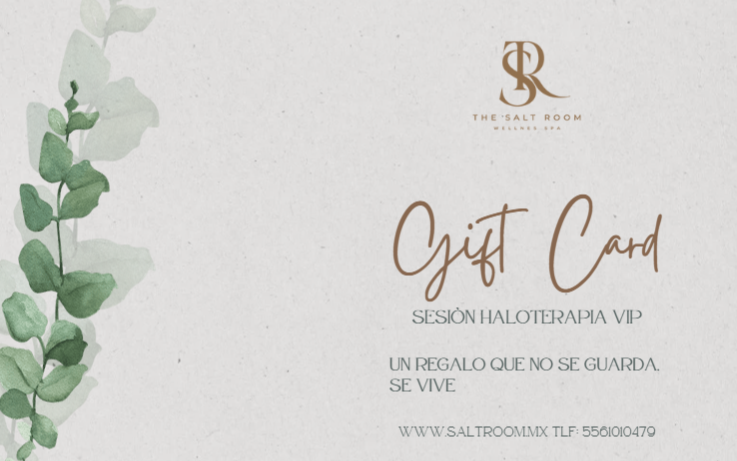 Gift Card - Sesión Haloterapia VIP individual