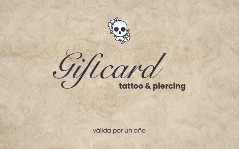 Giftcard tatuaje $150.000