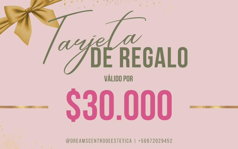 Gift Card por $30.000